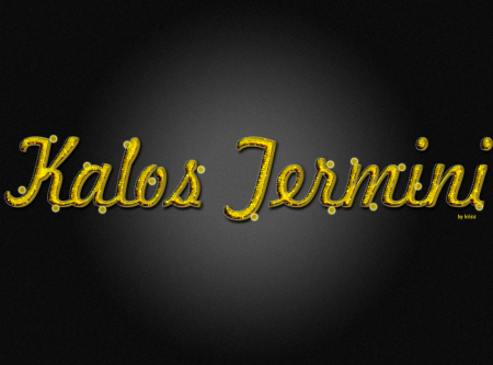 Party text effect, Kalos